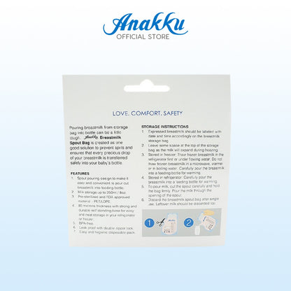Anakku Milk Storage Bag 250ml-30S Beg Penyimpanan Susu 164-112