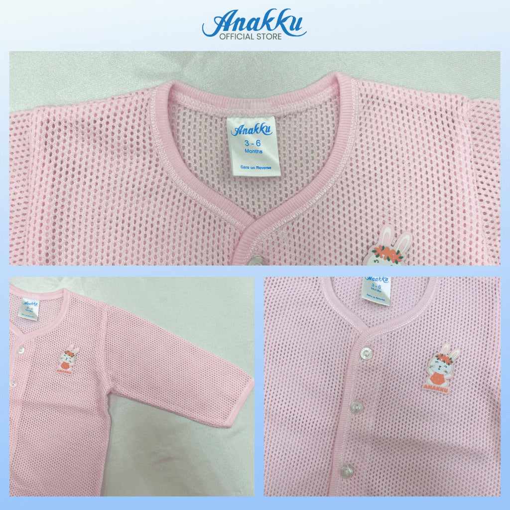 Anakku Newborn Set Baju Lubang Bayi Perempuan [0-18 Months] 120762-2/ 120763-2