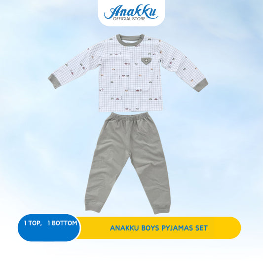Anakku Boys Knit Pyjama Set -L/SLV Top & Long Pant( 1 yr to 3 yrs) EAK1166-4 (01 TO 04),EAK1167-4 (01 TO 02)