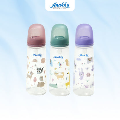 Anakku PP Feeding Bottle Botol Susu - 8oz x 3 (250ml) (Boy) 173-043