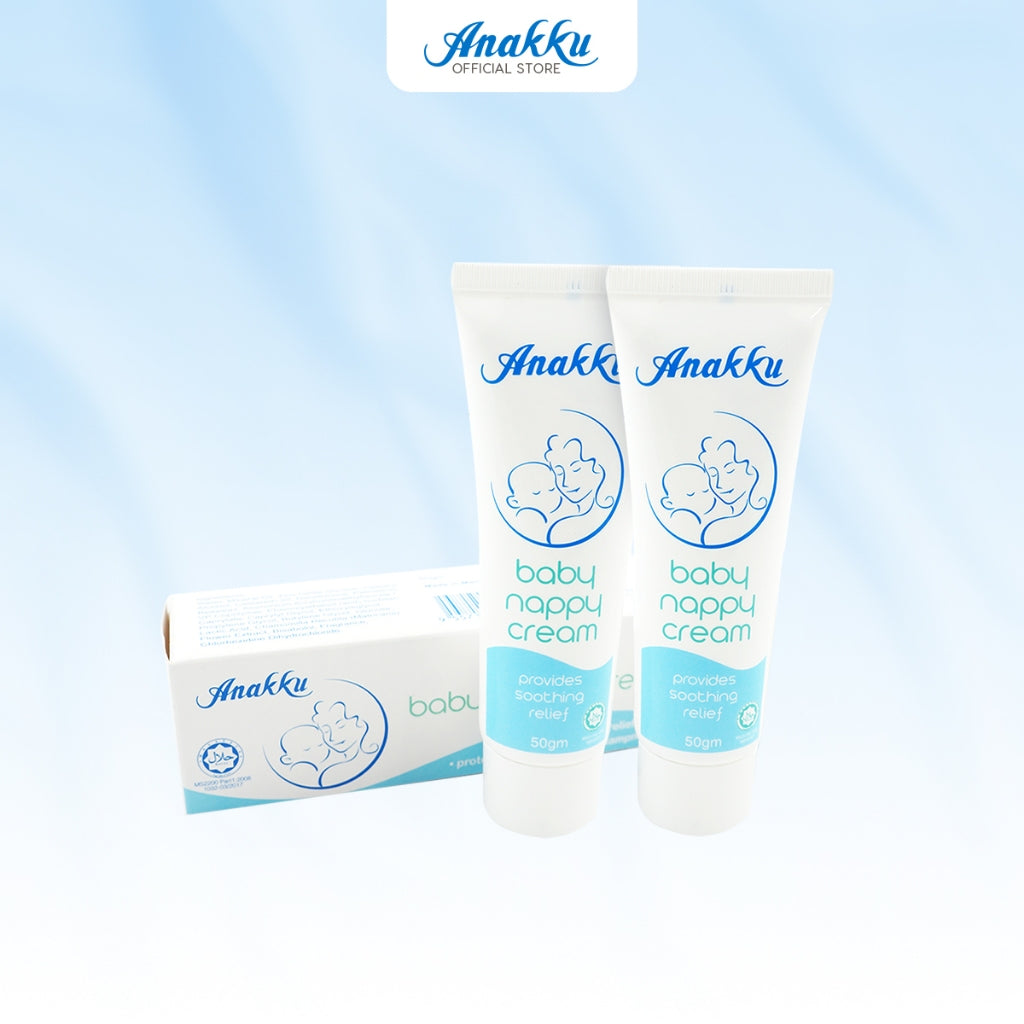 [Exclusive Combo] Anakku Newborn Baby Skincare Essentials Baby Oil + Nappy Cream + Wet Tissue AKBD0014