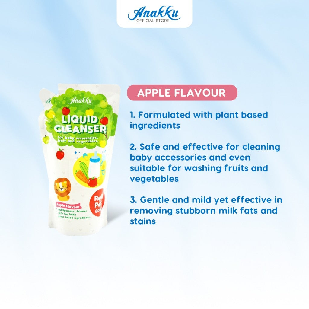 Bulk Sale - Anakku Liquid Cleanser Apple Flavour - Refill