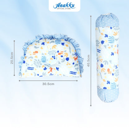 Anakku Bedding Set 3 in 1 Dimple Pillow Bolsters Set Forest/Jungle Set Bantal Bayi 174-791