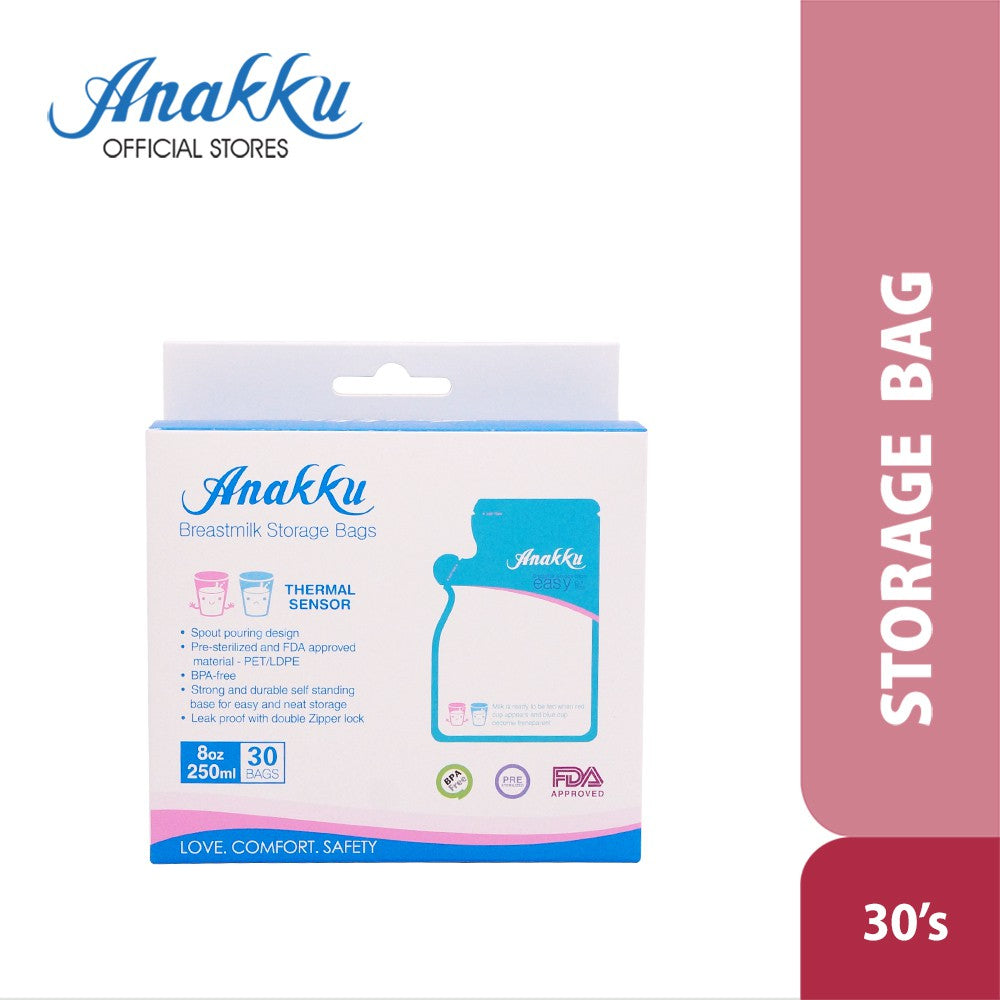 Anakku Milk Storage Bag W Thermal Sensor 250ml-30S | Beg Penyimpanan Susu 164-115