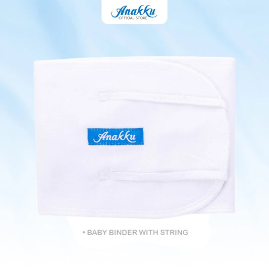 Anakku Newborn Baby Binder with Velcro Bellyband Or String Bellyband Barut Bayi Pelekat Barut Bayi Bertali