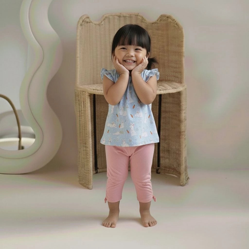 ANAKKU GIRLS KNIT SUIT - TOP & BOTTOM (1-3 YEARS) EAK1158-4 EAK1159-4 EAK1163-4