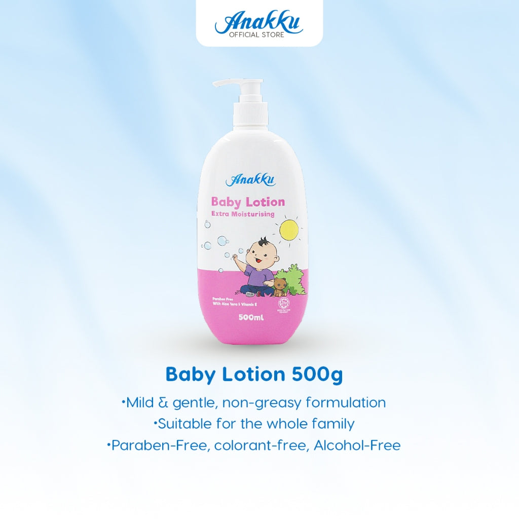 [Exclusive Combo] Anakku Baby Daily Essentials Pack Baby Wipes Head To Toe Lotion Talcum Powder Nappy Cream AKNBB001