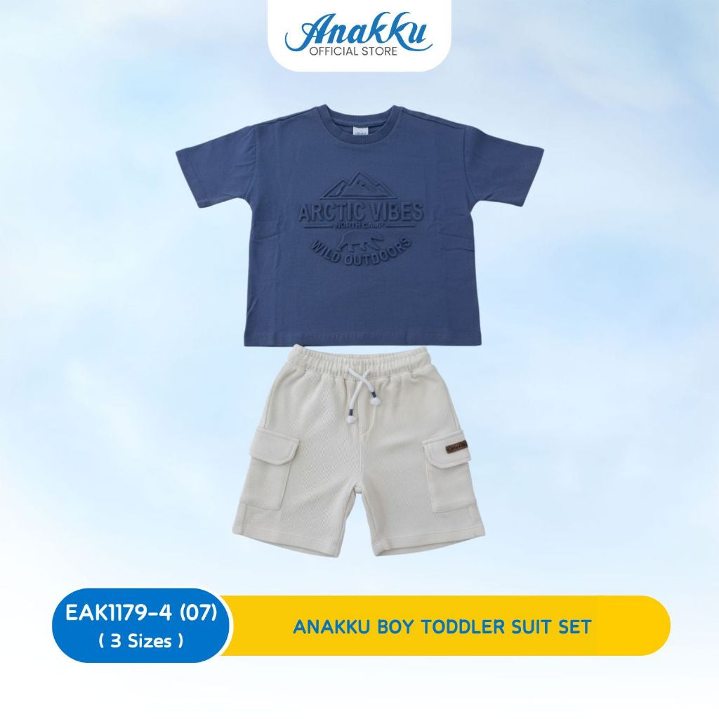 ANAKKU Boy Todler Knit Suit Set | Set Sut Kait Kanak-Kanak Lelaki (1yrs to 3yrs) EAK1179-4