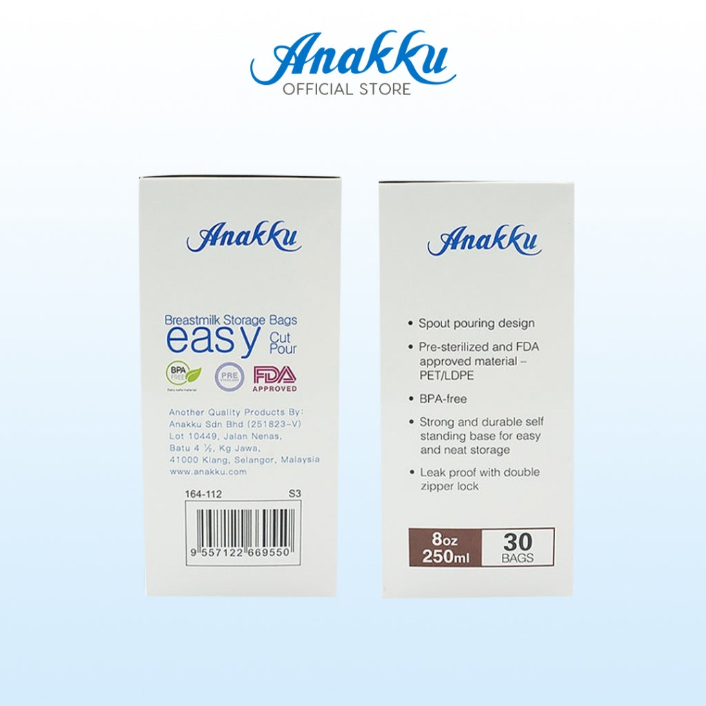 Anakku Milk Storage Bag 250ml-30S Beg Penyimpanan Susu 164-112