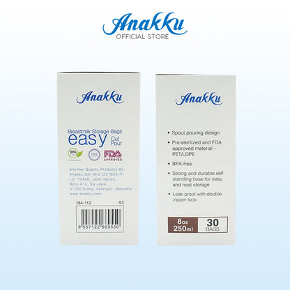 Anakku Milk Storage Bag 250ml-30S Beg Penyimpanan Susu 164-112