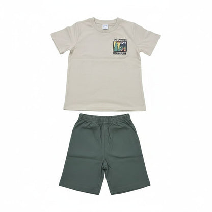 ANAKKU Boys Suit - Top & Bottom | Set Baju Kanak2 Lelaki - Baju & Seluar (1yr to 3yrs) EAK1170-4 (11 TO 18)