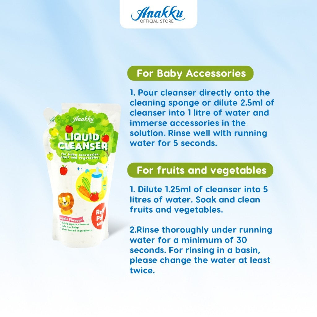 Bulk Sale - Anakku Liquid Cleanser Apple Flavour - Refill
