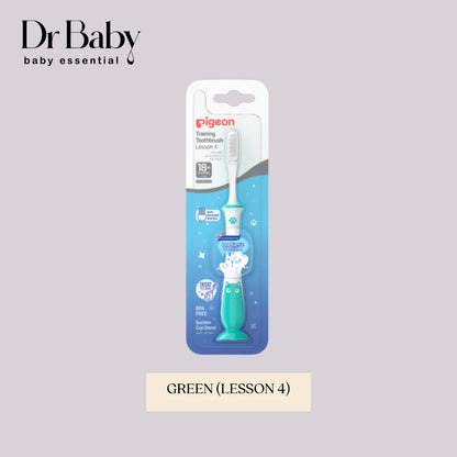 Pigeon Berus Gigi Latihan Bayi Training Toothbrush Siri Pigeon Lesson 3 Untuk Bayi 12-18 Bulan 8-20 Gigi Susu Bebas BPA