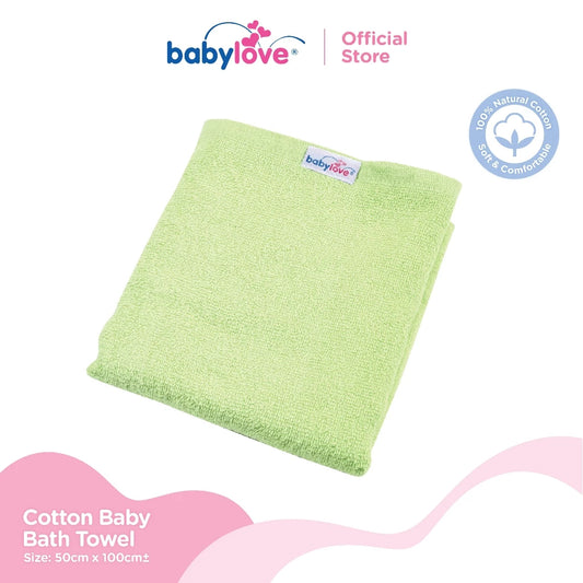 Babylove Tuala Bayi | Cotton Baby Towel (100% Cotton) 50cm x 100cm
