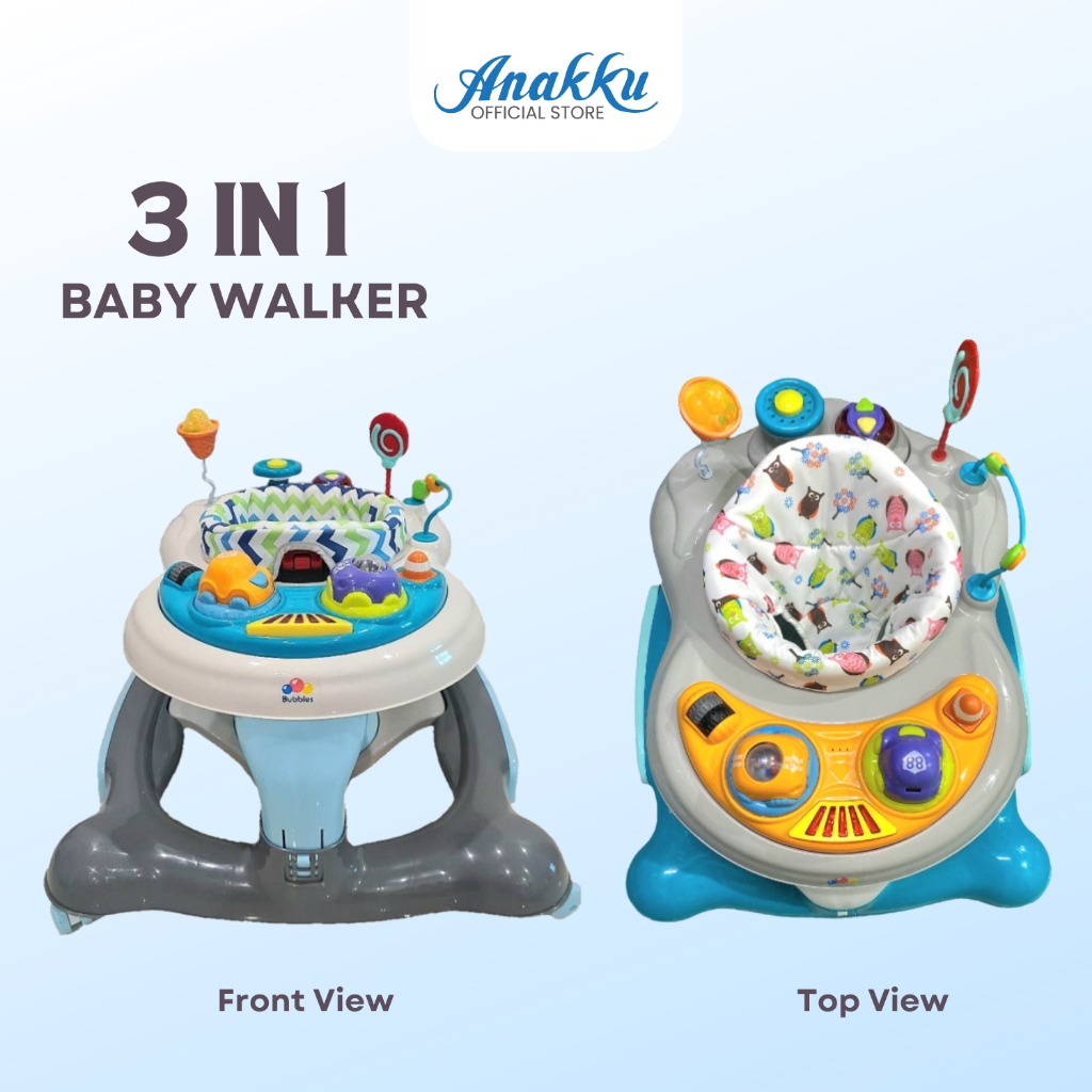 Bubbles 3 in 1 Baby Walker - BUE2023 BUE2025 BUE2026