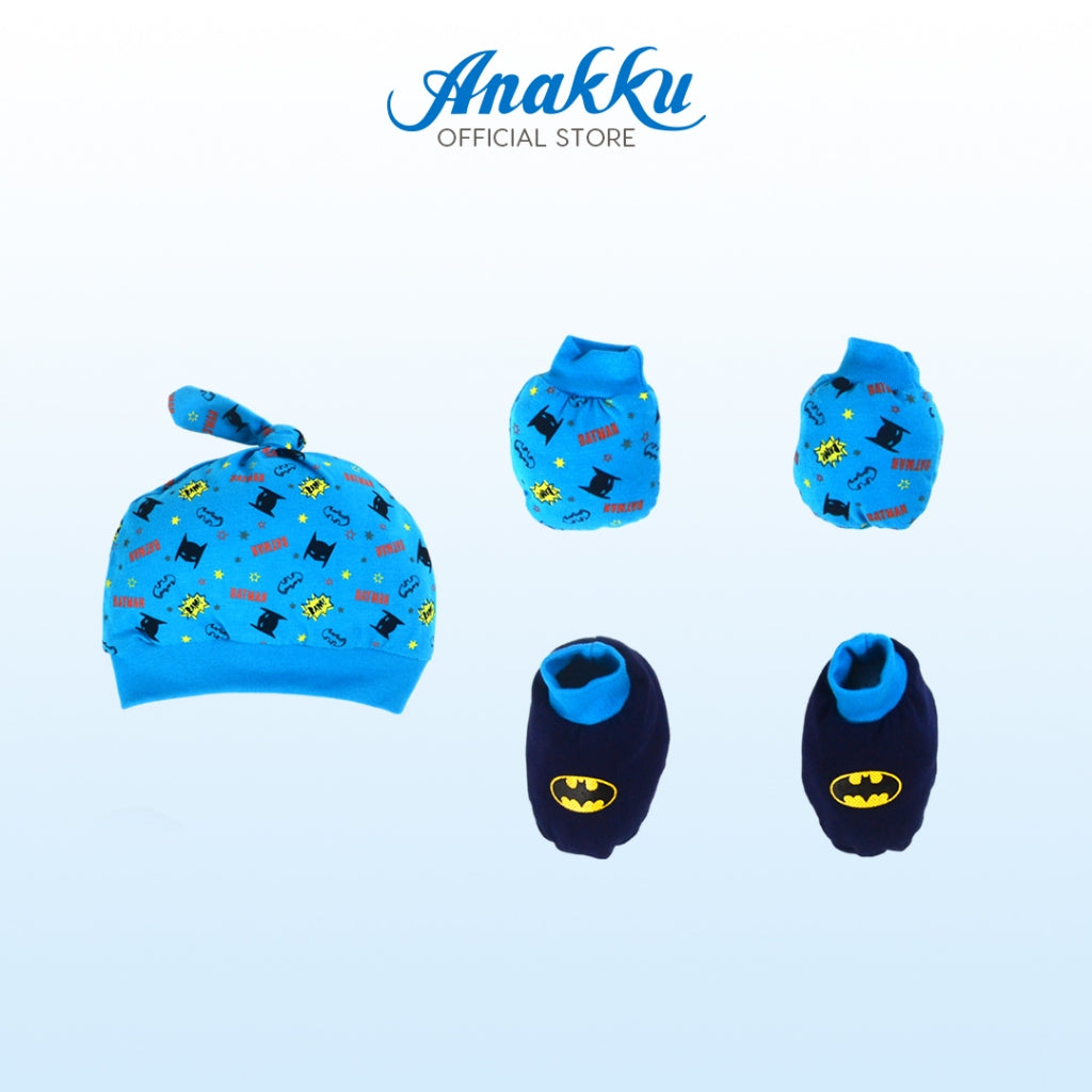 Anakku Newborn DC Batman Baby Boy 5pcs Gift Set Set Hadiah Bayi [0-6 Months] 720495-1-DC