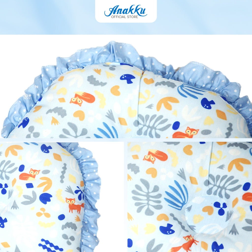 Anakku Bedding Set 3 in 1 Dimple Pillow Bolsters Set Forest/Jungle Set Bantal Bayi 174-791