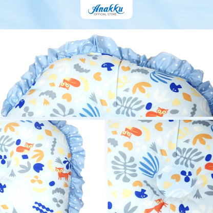 Anakku Bedding Set 3 in 1 Dimple Pillow Bolsters Set Forest/Jungle Set Bantal Bayi 174-791