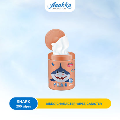 Anakku Kiddo Character Wipes Canister 200's WTC2005