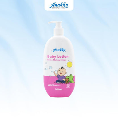 [Exclusive Combo] Anakku Newborn Bath Set - Baby Bath Head To Toe Moisturizing Baby Lotion Baby Talcum AKBD0060