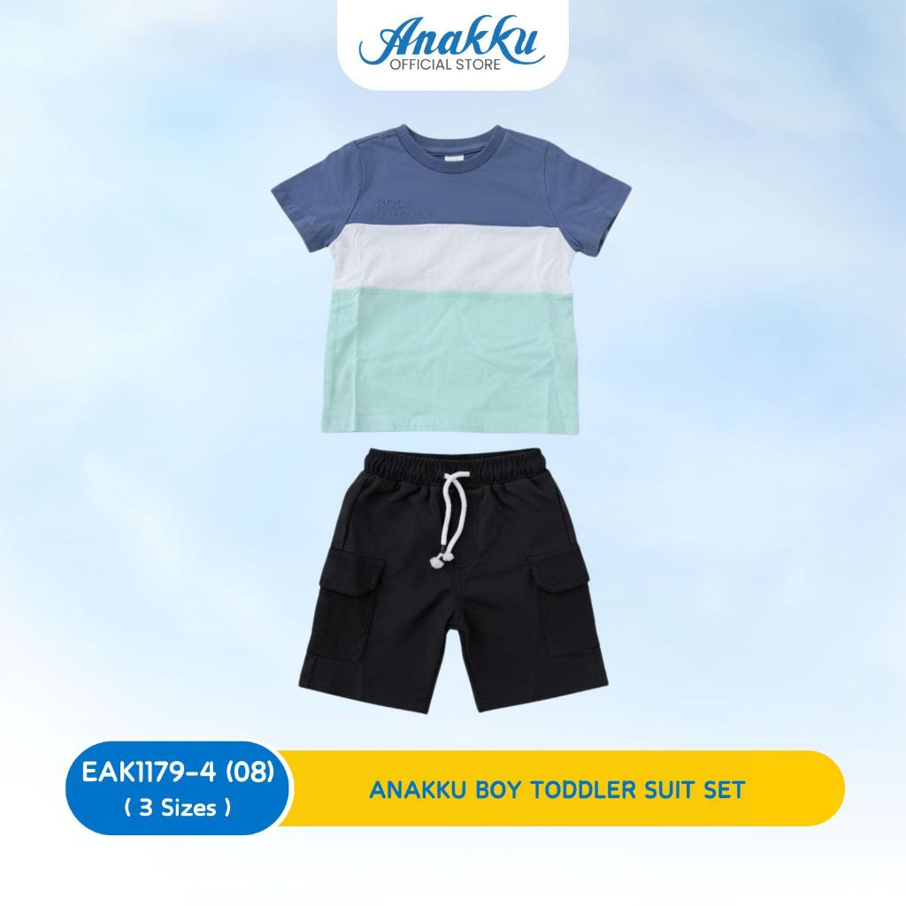 ANAKKU Boy Todler Knit Suit Set | Set Sut Kait Kanak-Kanak Lelaki (1yrs to 3yrs) EAK1179-4