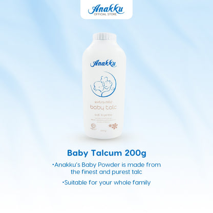 [Exclusive Combo] Anakku Baby Daily Essentials Pack Baby Wipes Head To Toe Lotion Talcum Powder Nappy Cream AKNBB001