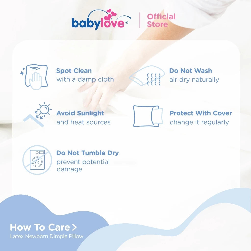 Babylove Natural Latex Baby Pillow (XL)