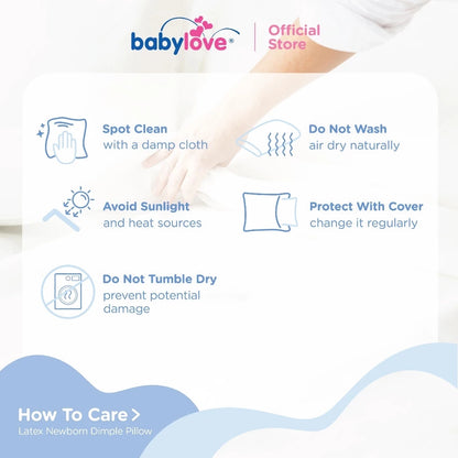 Babylove Natural Latex Baby Pillow (XL)