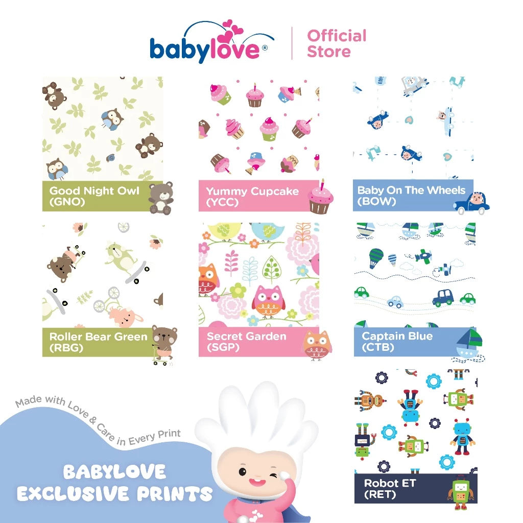 Babylove Premium Tilam Playpen Lipat 3 | 3-Fold Playpen Foam Mattress OR [Cover Only ] with PVC Bag