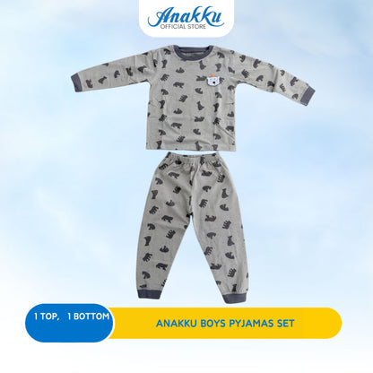 Anakku Boys Knit Pyjama Set -L/SLV Top & Long Pant( 1 yr to 3 yrs) EAK1166-4 (01 TO 04),EAK1167-4 (01 TO 02)