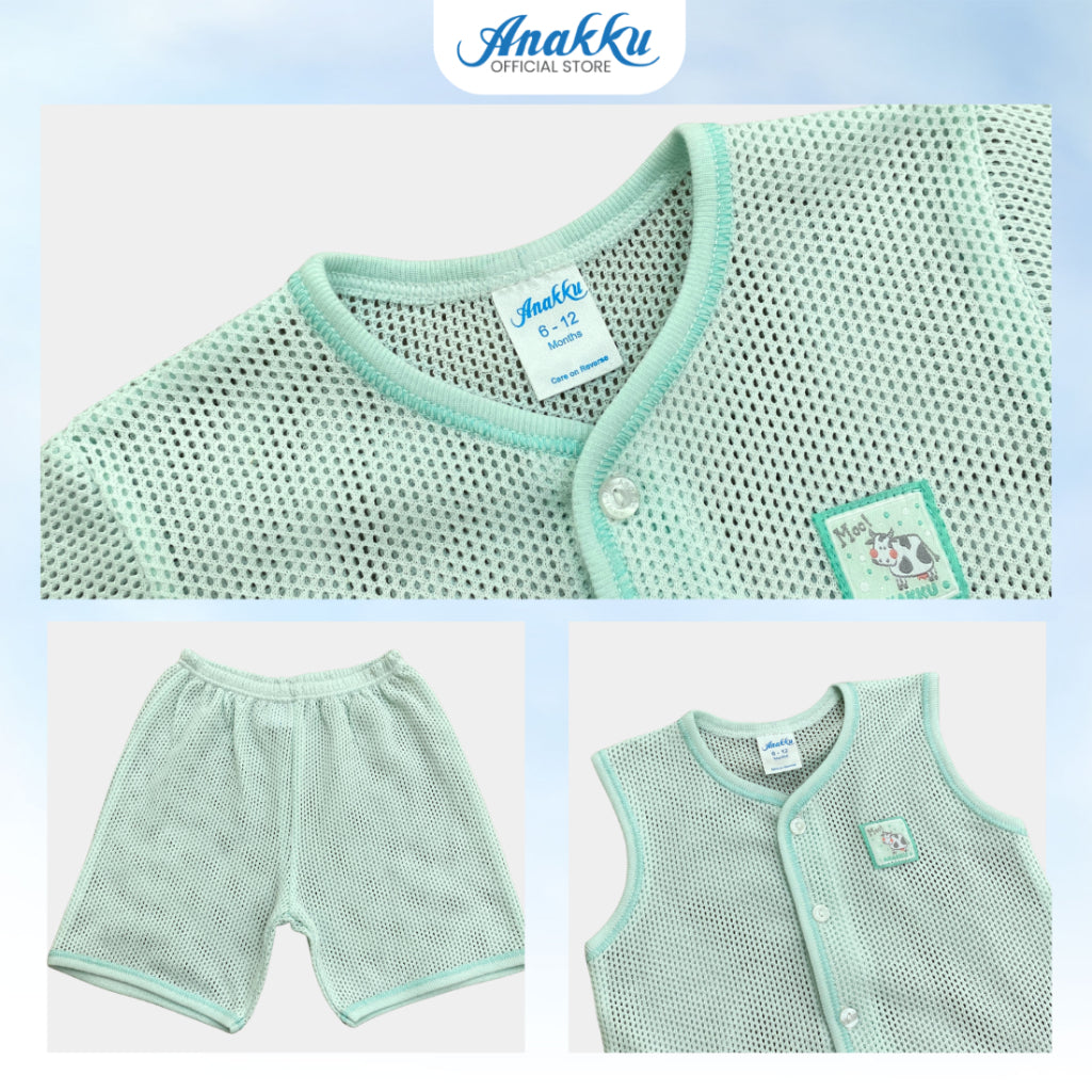 Anakku Newborn Set Baju Lubang Bayi Lelaki [0-18 Mths]