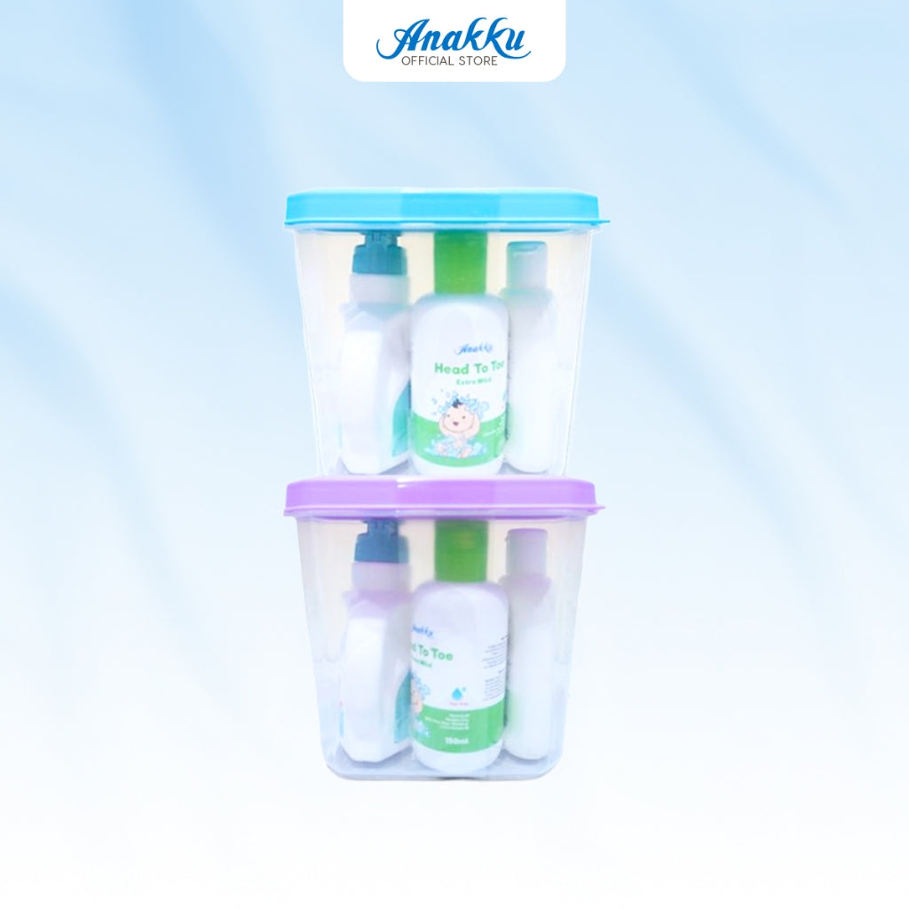 [Exclusive Combo] Anakku Baby Travel Toiletries & Cleansing Combo Set AKBD0036