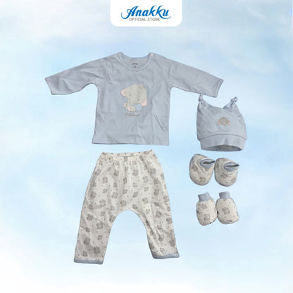 Anakku Newborn Baby Boy/Girl Pyjamas Gift Set 0-6M