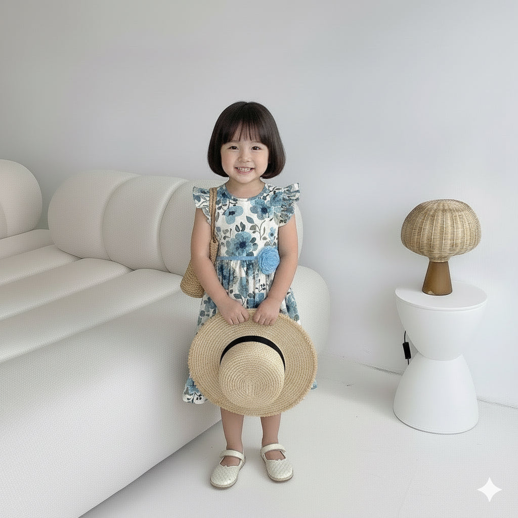 ANAKKU GIRLS WOVEN DRESS 1 - 4 Years - SH250033-4