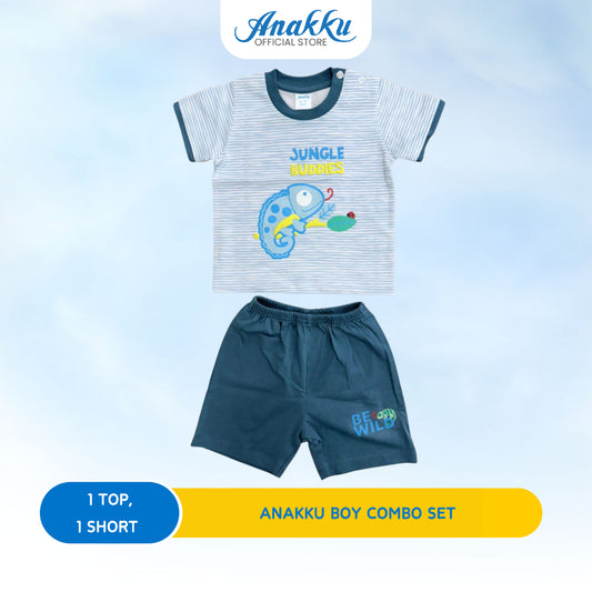 ANAKKU BOYS KNIT SUIT- TOP & BOTTOM (6 Mth to 24 Mth)EAK1172-2 (01 TO 06)