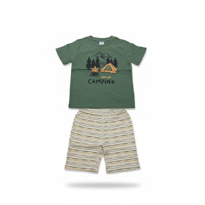 ANAKKU Boys Suit - Top & Bottom | Set Baju Kanak2 Lelaki - Baju & Seluar (1yr to 3yrs) EAK1170-4 (11 TO 18)