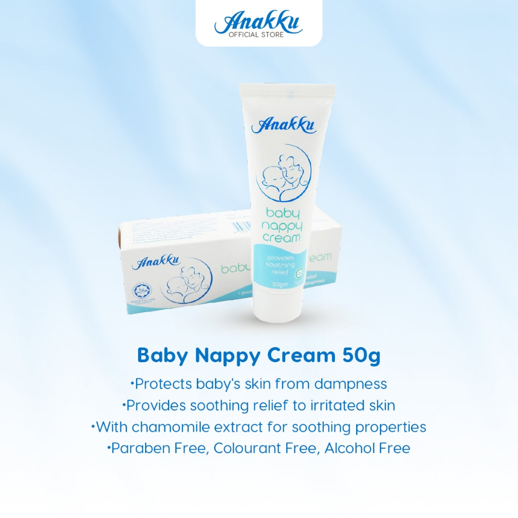 [Exclusive Combo] Anakku Baby Daily Essentials Pack Baby Wipes Head To Toe Lotion Talcum Powder Nappy Cream AKNBB001