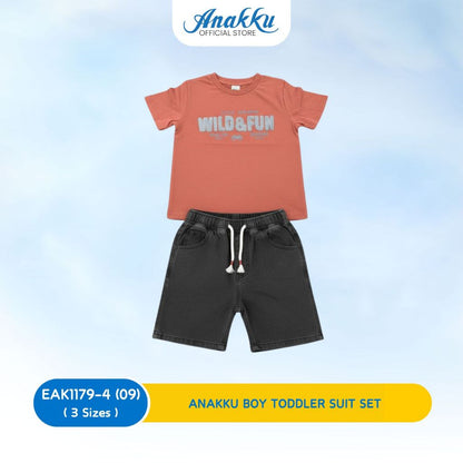 ANAKKU Boy Todler Knit Suit Set | Set Sut Kait Kanak-Kanak Lelaki (1yrs to 3yrs) EAK1179-4