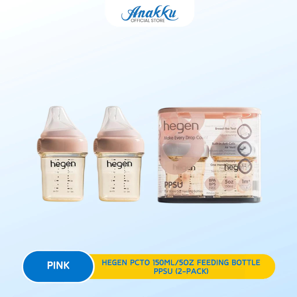 HEGEN PCTO 150ML / 5OZ BOTOL SUSU PPSU (PEK 2 UNIT)