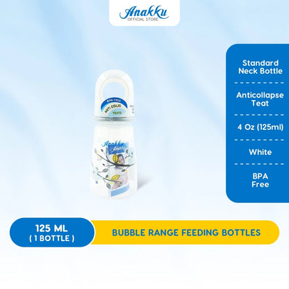 Anakku (2oz/4oz/8oz) PP Standard Neck Feeding Bottle Botol Susu 163-063