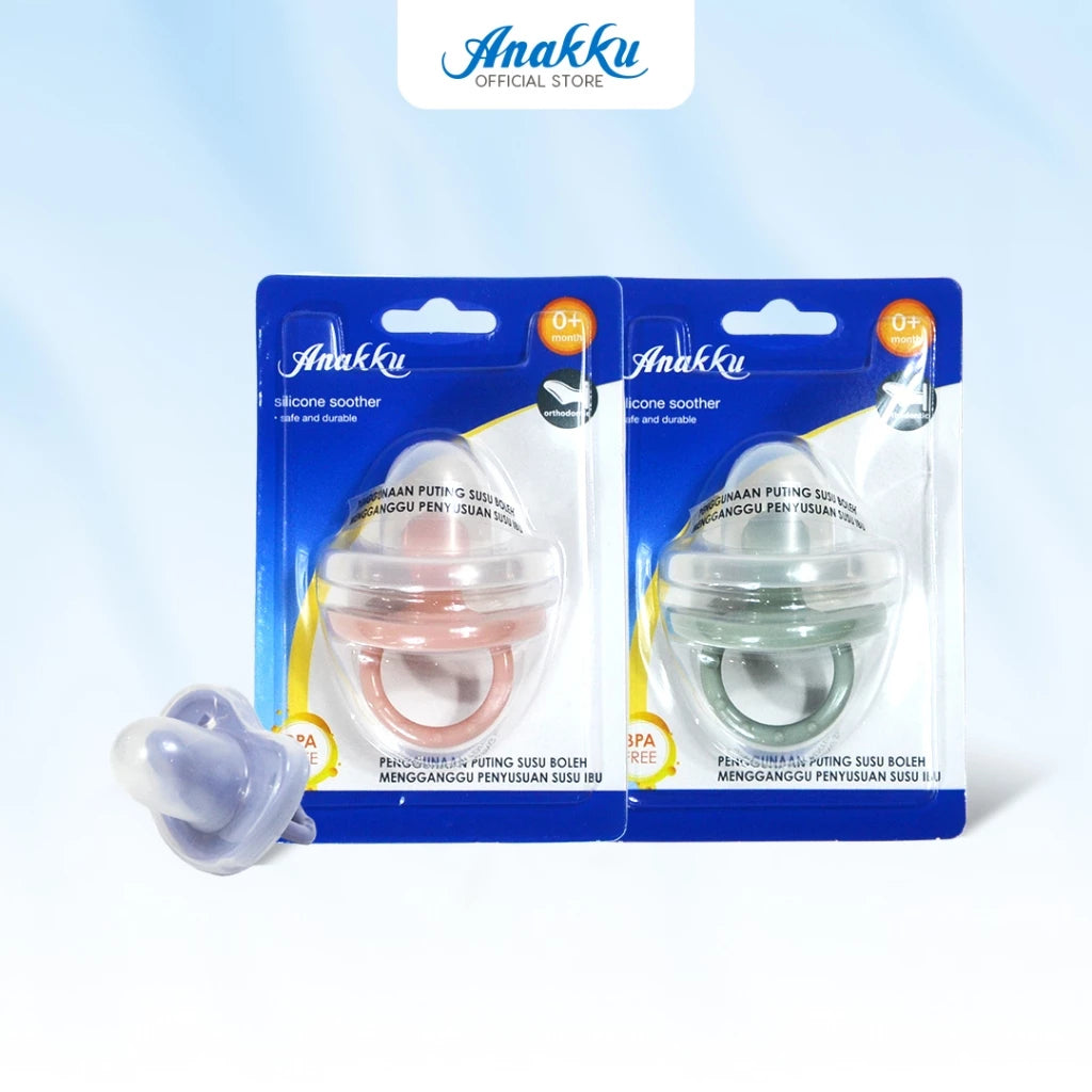 Anakku Baby Silicone Ring Soother - Puting Gelang Silikon Bayi 163-265