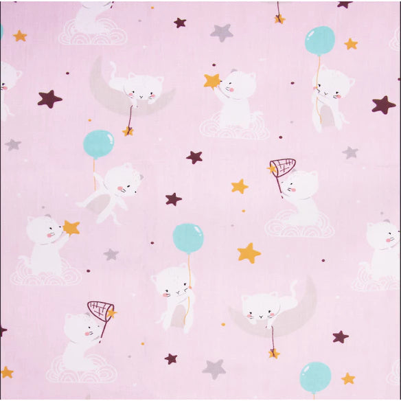 Babylove 7 dalam 1 Set Katil Bayi Premium | Set Tilam Lengkap | 7 in 1 Bedding Set (100% Cotton)