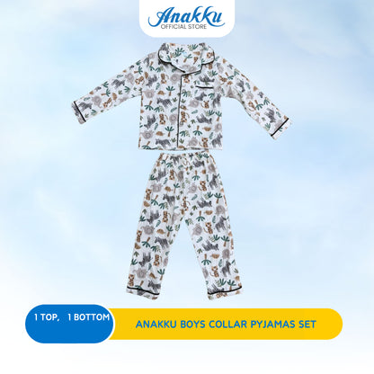 Anakku Boys Knit Pyjama Set -L/SLV Top & Long Pant( 1 yr to 3 yrs) EAK1166-4 (01 TO 04),EAK1167-4 (01 TO 02)