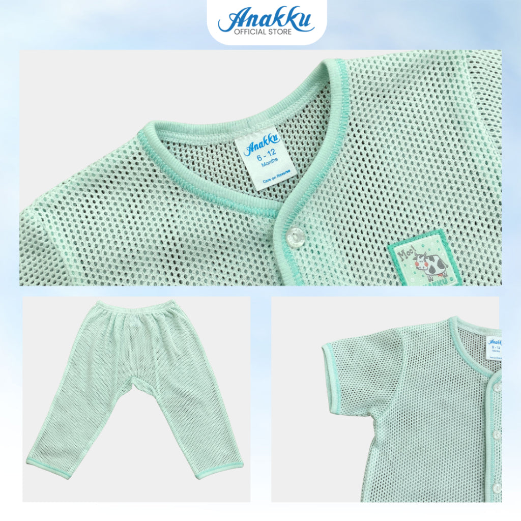 Anakku Newborn Set Baju Lubang Bayi Lelaki [0-18 Mths]