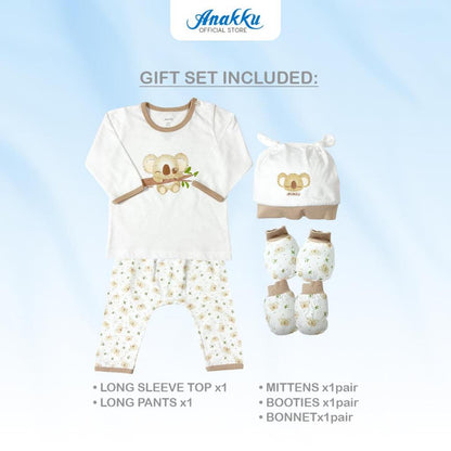 Anakku Newborn Baby Boy Gift Set [5pcs/set] Set Hadiah Bayi Lelaki [0-6 Months] 120496-1