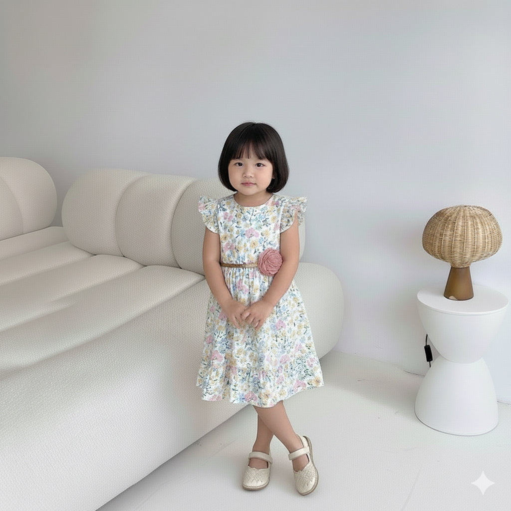 ANAKKU GIRLS WOVEN DRESS 1 - 4 Years - SH250033-4