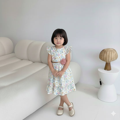 ANAKKU GIRLS WOVEN DRESS 1 - 4 Years - SH250033-4