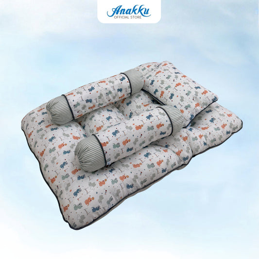 Anakku Bedding Set (Baby Elephant) | Set Bantal Bayi