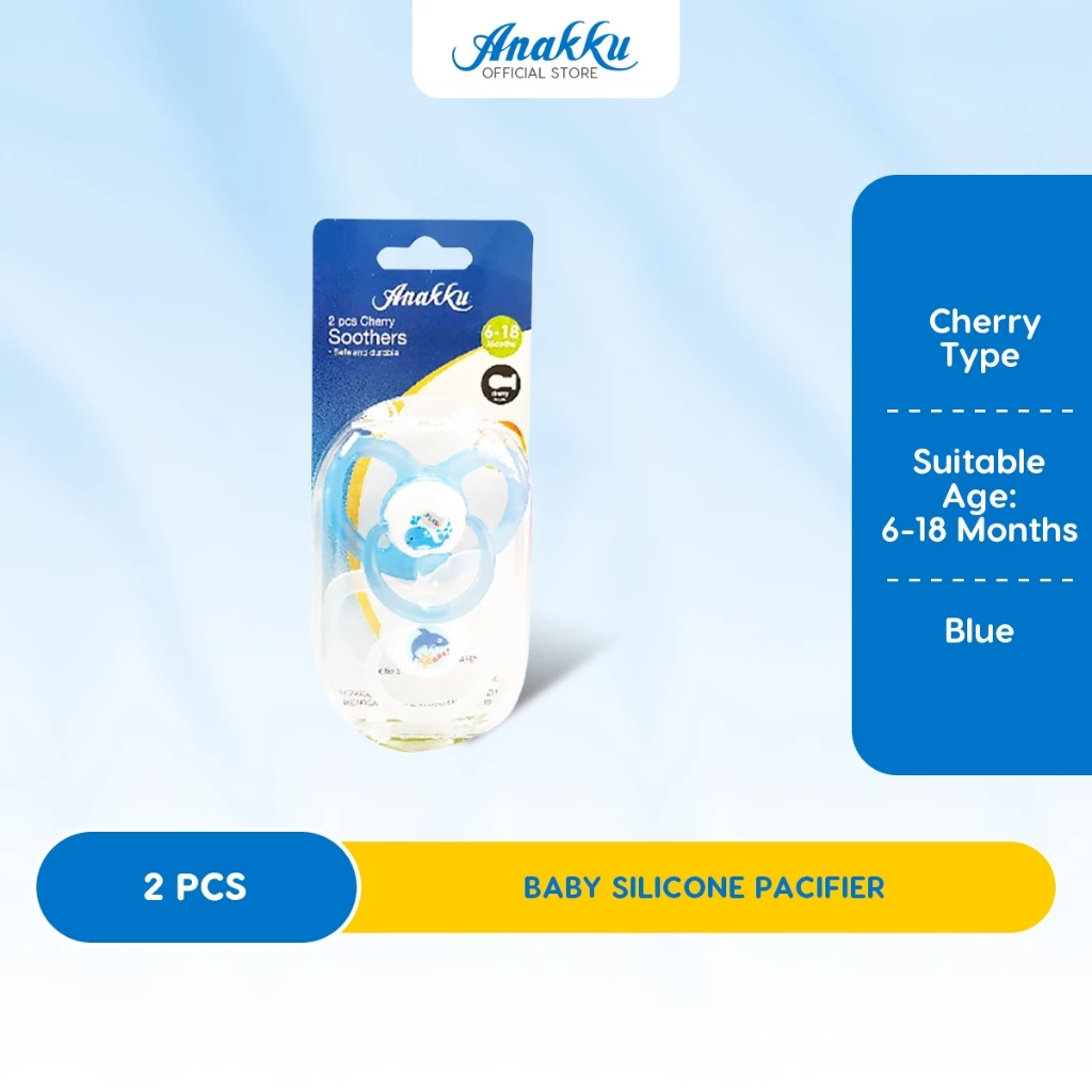 Anakku 2pcs Newborn Ventilated Cherry Soother (0-18 months) 163-241