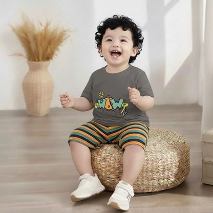 ANAKKU BOYS KNIT SUIT TOP & BOTTOM (1 - 3 years) - EAK1157-4